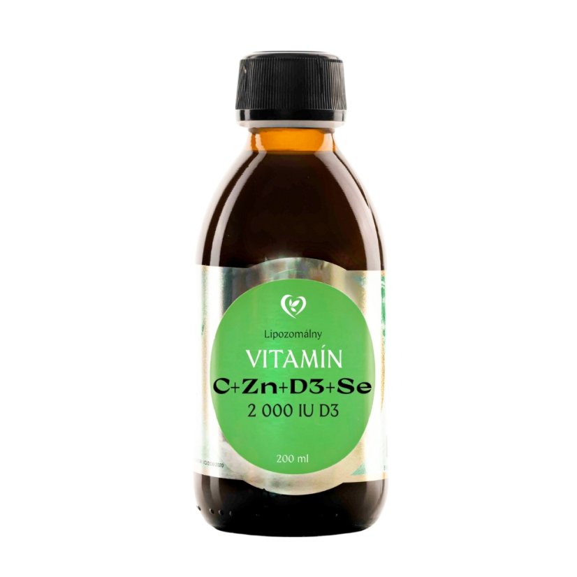 Zdravý svet Lipozomální Vitamín C+D3+Zinek+Selen 200ml