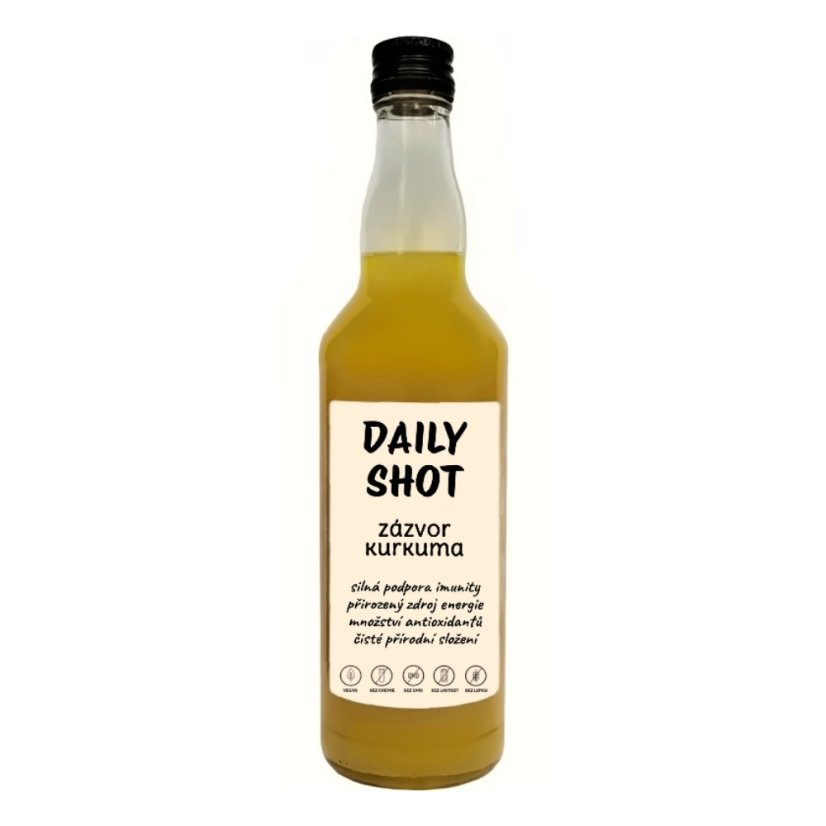 Daily Shot zázvor a kurkuma 500 ml