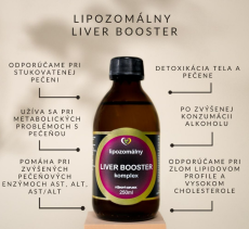 Zdravý svet Lipozomální komplex Liver Booster 250ml
