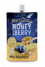 Honey Berry Včelí med s čučoriedkou 100g