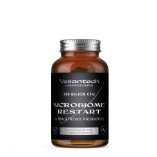 Vesantech Probiotika MICROBIOME RESTART, obnovení zdravé střevní flóry, 100 mld CFU, 60 vegan kapslí